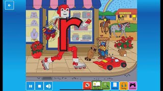 Letterland Alphabet Phonics Sounds Songs Shapes Writing  Letter R  Red Robot [upl. by Intruoc]