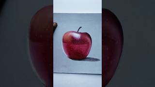 Painting a HyperRealistic Apple  Acrylic Tutorial [upl. by Eniamor]