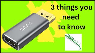 3 things to know about the Displayport to HDMI Adapter [upl. by Naejarual]