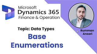 Base Enumerations or Base Enums in D365 Finance and Operations FampO  X Code [upl. by Ailedo]