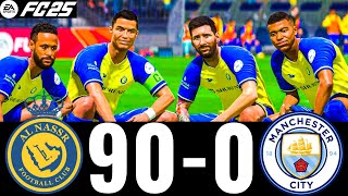 FC 25  MESSI RONALDO MBAPPE NEYMAR  ALL STARS  AL NASSR 900 MAN CITY  PS5 4K GAMEPLAY [upl. by Tisha3]