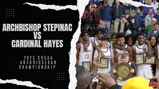 2023 NYC CHSAA Archdiocesan Championship Cardinal Hayes Beats Stepinac 8569 To Take Home The Chip [upl. by Vareck]