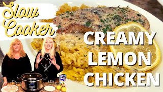 Slow Cooker Lemon Chicken  Crockpot Lemon Chicken [upl. by Suirtimid]