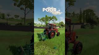 Grass Mower Noob vs Pro farmingsimulator22 fs22 [upl. by Hinkle]