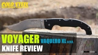 Cold Steel Voyager Vaquero XL 29TXVS Knife Review  OsoGrandeKnives [upl. by Robinet]