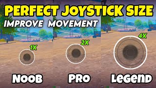 How to Find Your Best Joystick Size and Position  Joystick Stuck Problem  BGMIPUBGM [upl. by Kassab]