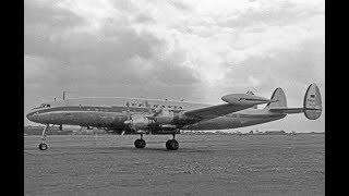 Lufthansas L1049 landing Rinas 1967 [upl. by Bertha693]