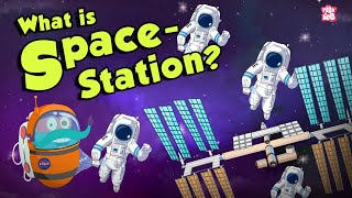 What Is A Space Station  SPACE STATION  Dr Binocs Show  Peekaboo Kidz [upl. by Tamra]