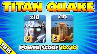 New TITANQUAKE is UNSTOPPABLE TH15 Attack Strategy Clash of Clans [upl. by Ajam]