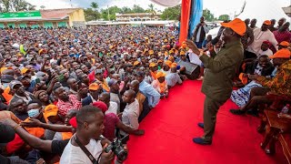 Live Raila Odingas in Matungu Kakamega to celebrate the Life of ODM Stalwart Hon Godliver Omondi [upl. by Bert]