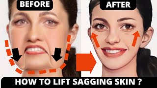 🛑 ANTIAGING FACE EXERCISES FOR SAGGING SKIN amp JOWLS  CHEEK LIFT LAUGH LINES  REMOVE WRINKLES [upl. by Karlene329]