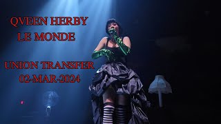 Qveen Herby  quotLe Mondequot live in Philadelphia [upl. by Ariamat]