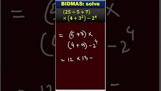 A Nice math Olympiad BIDMAS short olympiad viralshorts viralmath PIMDAS [upl. by Newbill963]