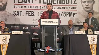 CALEB PLANT VS VINCENT FEIGENBUTZ  FULL KICK OFF PRESS CONFERENCE VIDEO [upl. by Ballard]