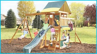 Top 5 Best Wooden Swing Sets In 2024 – Fun Outdoor Playsets For Kids [upl. by Suvart383]