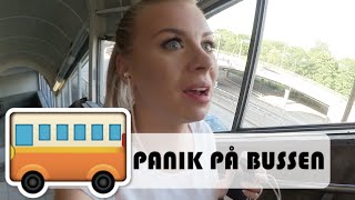 PANIK PÅ BUSSEN  vlog [upl. by Eednar]