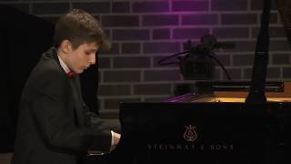 International Schumann Competition First Prize  Round 1  Simon Haje  13 yrs [upl. by Eidua]