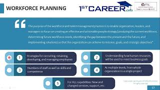 Workforce Planning  Create Deliver and Support  1stcareerorg  PeopleCert  AXELOS [upl. by Gnoud]