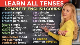 Learn ALL Tenses in English The Complete Course [upl. by Bridgid]