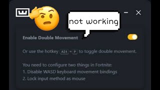 Wooting Double Movement not working HELP ME [upl. by Saum]