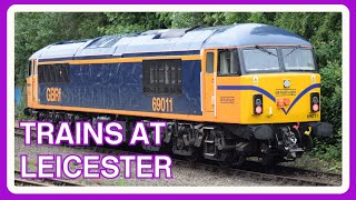 TRAINS at LEICESTER railway station [upl. by Helene]