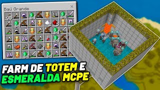 FARM de PILLAGER FÁCIL para MINECRAFT BEDROCK 121 MCPE XBOX Playstation Switch PC [upl. by Nelia121]