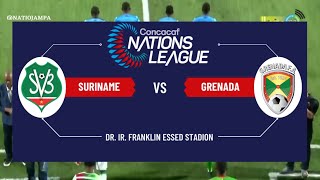 Suriname 🇸🇷 X Grenada 🇬🇩  Concacaf NATIONS LEAGUE 20232024  Only Goals [upl. by Ahsaret]