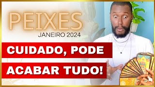 PEIXES JANEIRO 2024 CAMINHOS ABERTOS CHEGA DE DRAMA  A IMPERATRIZ TAROT [upl. by Garaway]