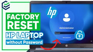 3 Ways How to FACTORY RESET HP Laptop without Password  Format Windows 1011 on HP Laptop  2024 [upl. by Arem]