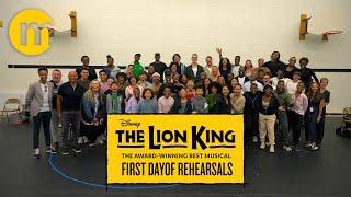 Disneys The Lion King  First Day of Rehearsals [upl. by Arundel]