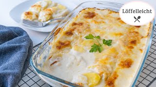 Kartoffelgratin einfach unglaublich cremig und lecker Die perfekte Beilage [upl. by Weywadt433]