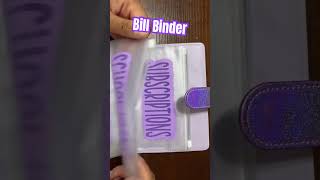 New bill binder budgetbinder shorts budgeting cashstuffing dance money savings [upl. by Akinom]