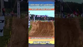 Jeffrey Herlings vs Arminas Jasikonis MXGP 2020 [upl. by Hamian]