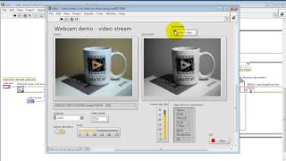 NI myRIO quotWebcam demoquot LabVIEW project 23 [upl. by Hafital]