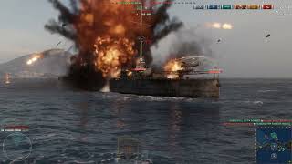 World of Warships  Random battle with DuguayTrouin Victory [upl. by Abigale]