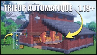 Tuto TRIEUR à ITEMS 100 AUTOMATIQUE en SURVIE sur Minecraft en 119 JavaBedrock [upl. by Nodla]