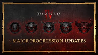 Diablo IV  Progression Updates  Difficulty Paragon Level Cap Changes [upl. by Agatha]