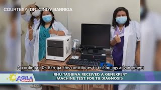 RHU Tagbina received a genexpert machine test for TB diagnosis [upl. by Areemas]