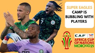 2025 AFCONQ  SUPER EAGLES CAMP IS BUBBLING2025afcon supereagles [upl. by Ynnod]