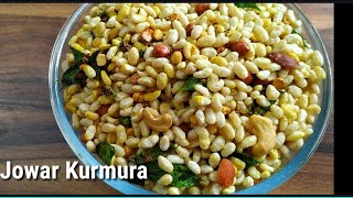 Jowar kurmura  Jowar Snacks  Jowar Recipes  Jowar Murmura Chivda For Kids Tiffin snacks [upl. by Temp]