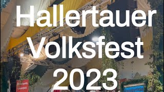 GERMANY  Wolnzach  73 Hallertauer Volksfest 2023 [upl. by Tnirb538]