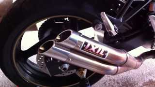 SUZUKI GSR750 IXIL Silencers sans les chicanes [upl. by Weingarten]