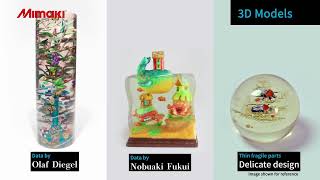 Mimaki  New 3D Printer Clear Ink MH110PCL Pure Clear  Only supported with 3DUJ553 [upl. by Zingg]