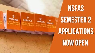 NSFAS Applications For Semester 2 Now Open  Careers Portal [upl. by Mile312]