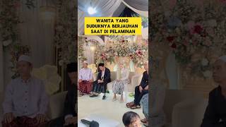 ketika pengantin wanita dan pria tidak saling teguran dan duduk berjauhan ‼️ pengantinviral aneh [upl. by Yelyah28]