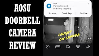 Aosu Battery or Wired Doorbell Camera  An Honest Review [upl. by Myrtie363]