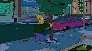 The Simpsons  Homer Strangles A Tree [upl. by Mair]