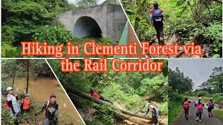 Hiking in Clementi Forest entering via rail Corridor September 15 2024 [upl. by Thrasher]