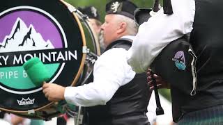 Rocky Mountain Pipe Band Grade 2 Medley  Glengarry Highland Games 2022 [upl. by Ylrebmit]