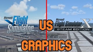 MSFS vs FSX  side to side graphics comparison [upl. by Mylan630]